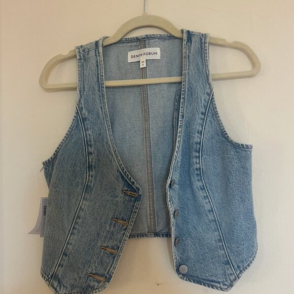 NWT Denim Vest - Picture 4 of 5